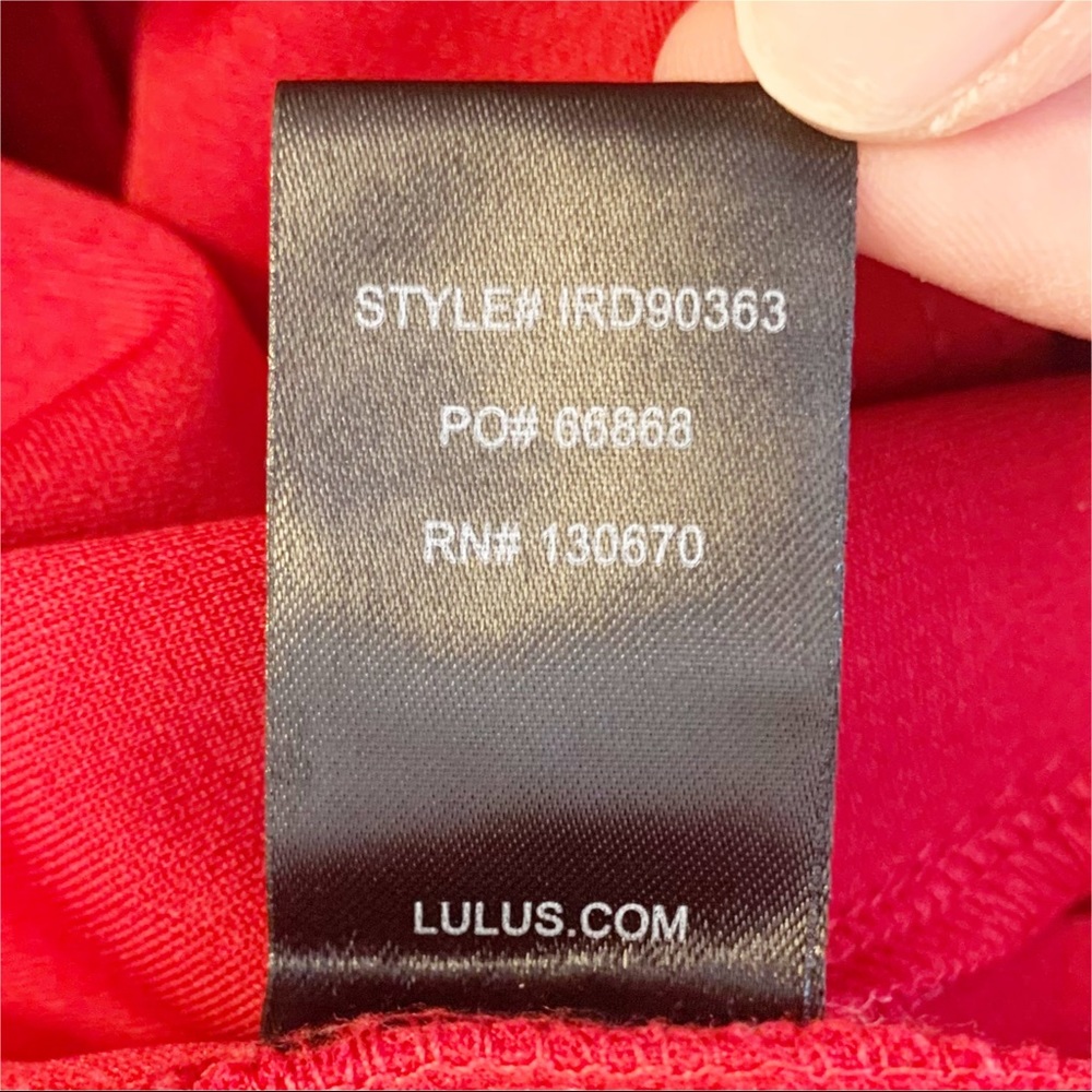 Lulus Leilani Red Ruffled Jumpsuit Large - Picture 13 of 14
